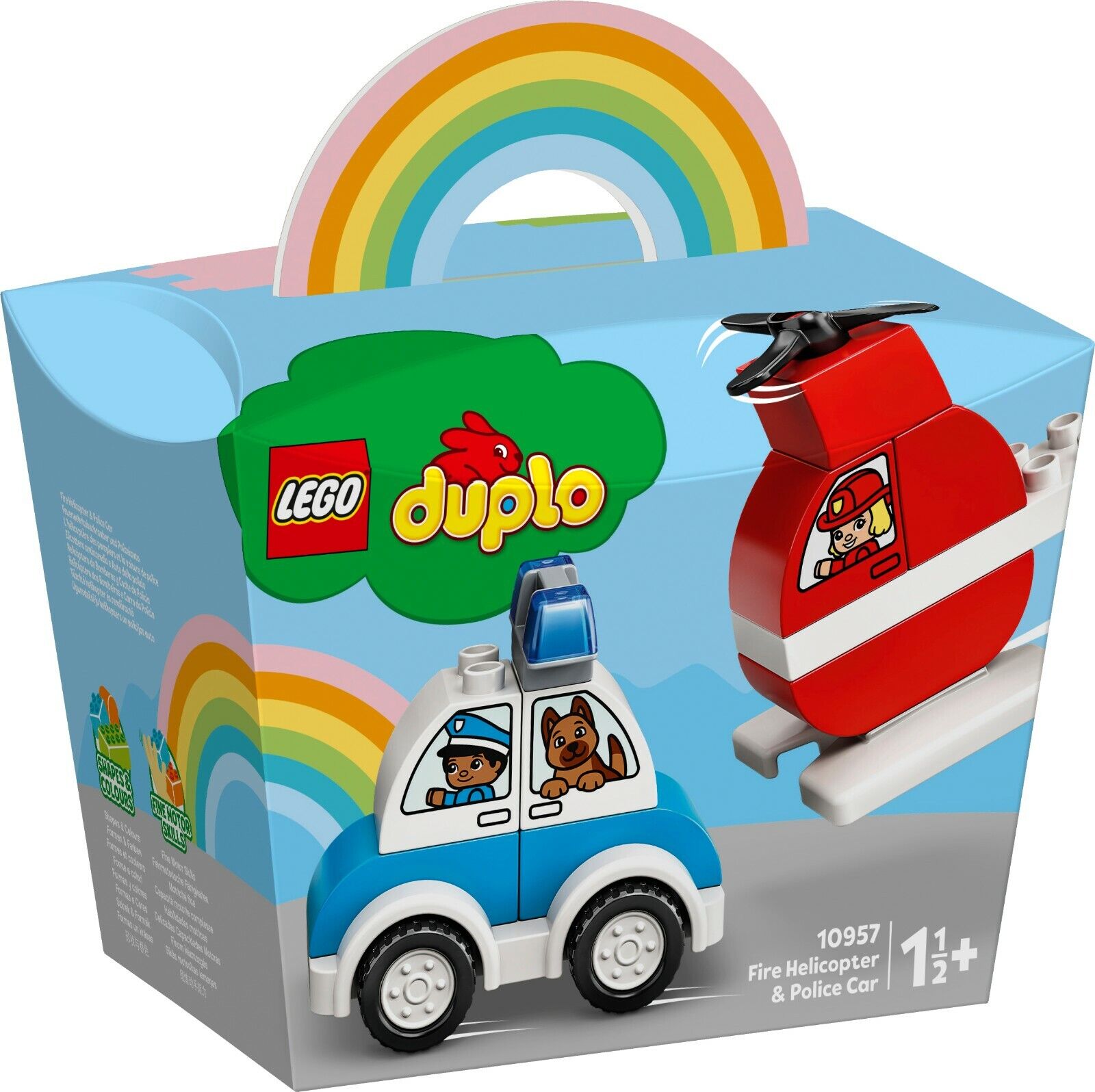 LEGO DUPLO 10957 Mein erster Feuerwehrhubschrauber UND erstes Polizeiauto  N1/21 - Spielzeugalarm